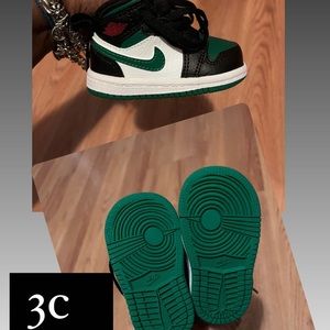 Green and white Jordan’s Authentic